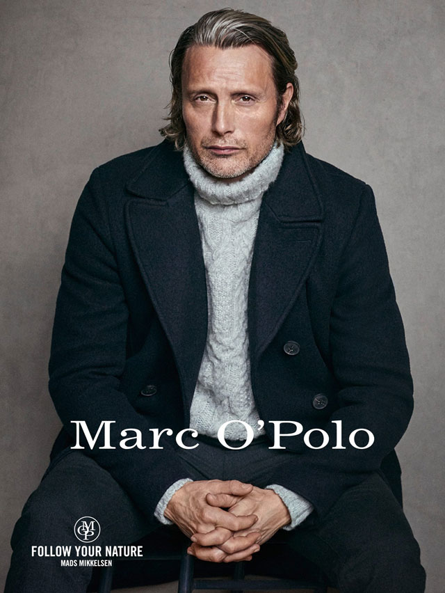 Lara Stone - Mads Mikhelsen - 2016 MarcOPolo Fall Winter Campaign