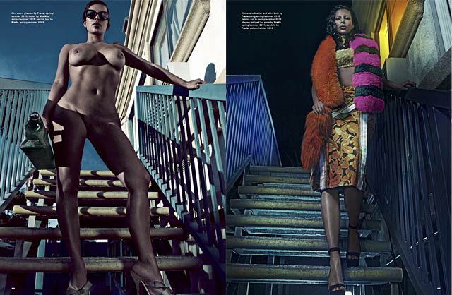 Love magazine - Kim Kardashian - Steven Klein