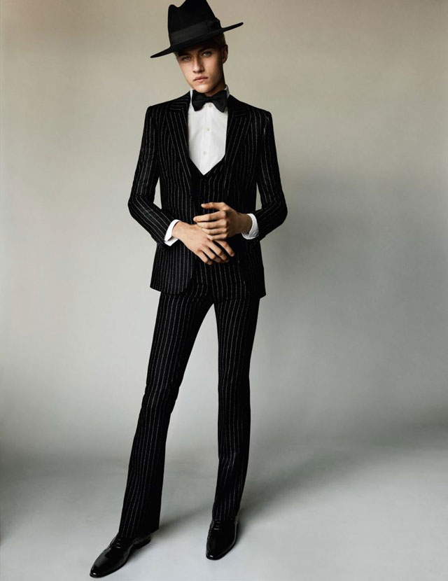 Vogue France - Mario Testino - Lottie Moss & Lucky Blue Smith