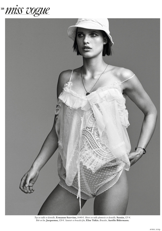 Vogue Paris - Miss Vogue April 2019 - Nathaniel Golbergh - Julia Van Os